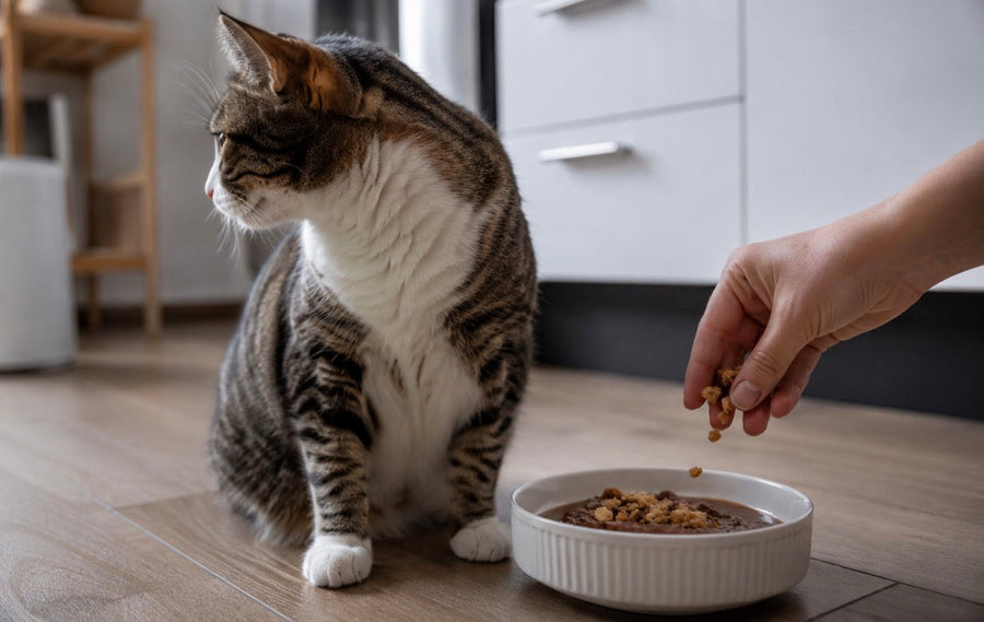 cat refusing food wet food cat food toppers