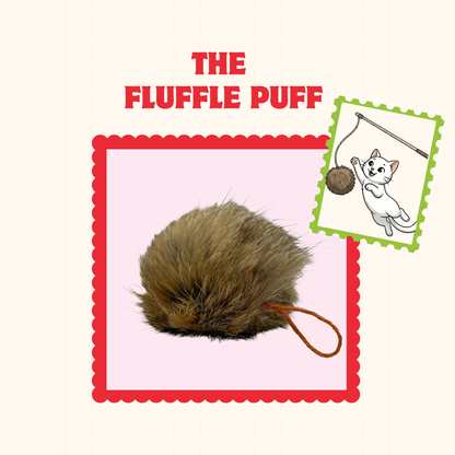 Handmade Natural Rabbit Fur Cat Toys (LURE ATTACHMENT)