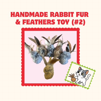 Love at First Pounce: Handmade Natural Rabbit Fur Cat Toys