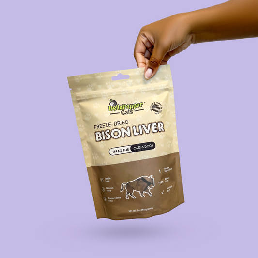 Freeze-Dried Bison Liver - Nutrient-Rich Treats for Pets