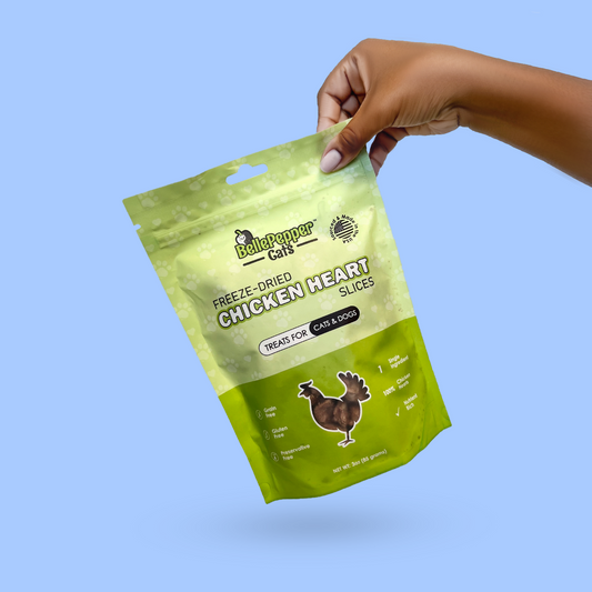 Freeze-Dried Chicken Heart Slices: Healthy Pet Snacks