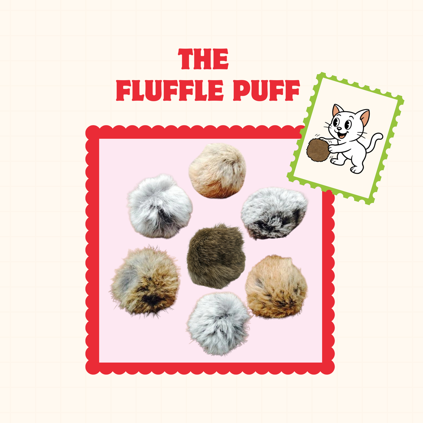 Love at First Pounce: Handmade Natural Rabbit Fur Cat Toys